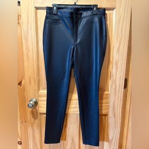 Express High Waisted Faux Leather '90s Skinny Pant women’s size 12